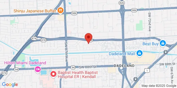 Map of 8131 SW 82nd Pl Miami, FL 33143