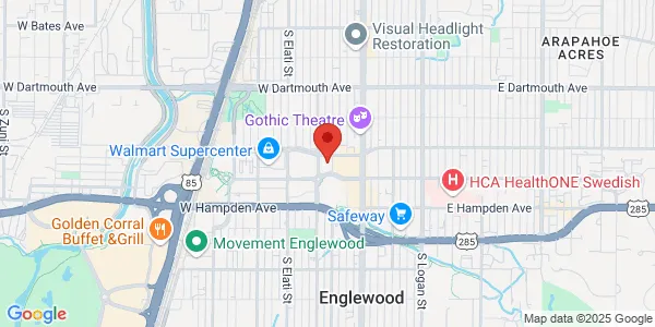 Map of 3333 S Bannock St Ste 350 Englewood, CO 80110