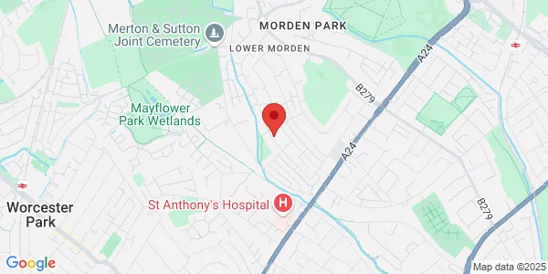 Map of 272 Lynmouth Avenue London SM4 4RS United Kingdom