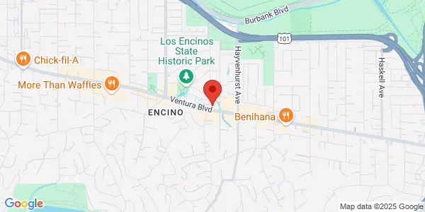 Map of 16633 Ventura Blvd Encino, CA 91436