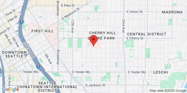 Map of 1600 E Jefferson St Seattle, WA 98107