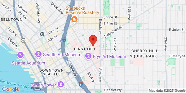 Map of 1221 Madison St. Ste 1220 Seattle, WA 98104