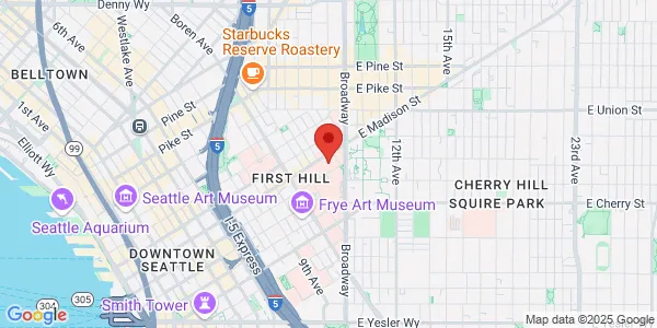 Map of 1229 Madison Ste 750 Seattle, WA 98104