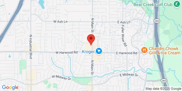 Map of 1201 N Main St Ste 600 Euless, TX 76039