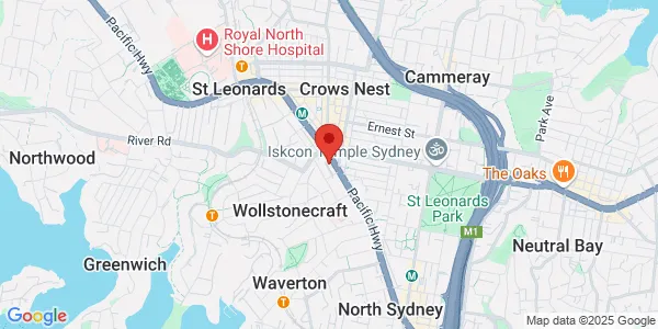 Map of Suite 305 272 Pacific Hwy Crows Nest New South Wales 2065 Australia