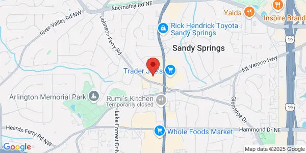 Map of 333 Sandy Springs Cir NE Ste 107 Atlanta, GA 30328