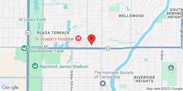 Map of 2727 W Dr Martin Luther King Jr Blvd Ste 100 Tampa, FL 33607