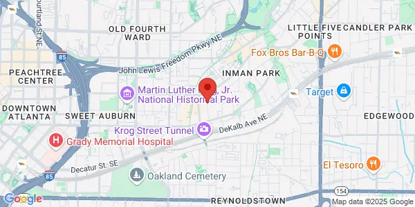 Map of 705 Dixie Ave NE Atlanta, GA 30307