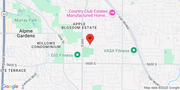 Map of 965 Woodoak Ln Salt Lake City, UT 84117