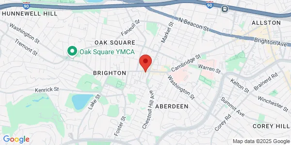 Map of 380 Washington St Ste 202 Fl2 Brighton, MA 02135