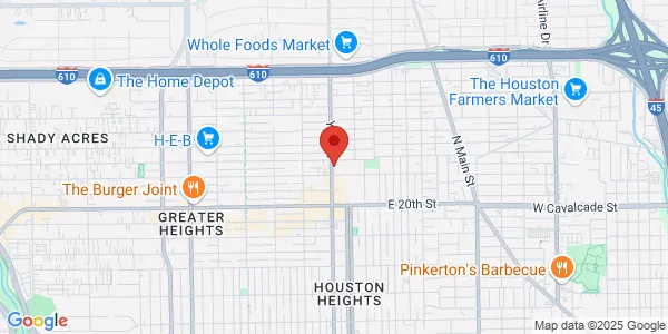Map of 2200 Yale St Ste 110 Houston, TX 77008