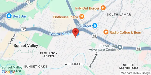 Map of 4477 S Lamar Blvd Ste 400 Austin, TX 78745