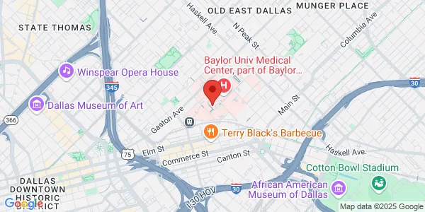 Map of 3409 Worth St Ste 700 Dallas, TX 75246