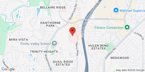 Map of 6100 Harris Pkwy Ste 1240 Fort Worth, TX 76132