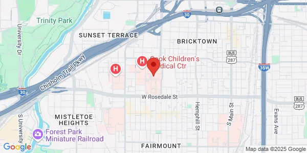 Map of 800 5th Ave Ste 402 Fort Worth, TX 76104