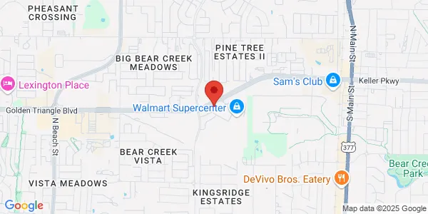 Map of 5252 Golden Triangle Blvd Ste 500 Fort Worth, TX 76244