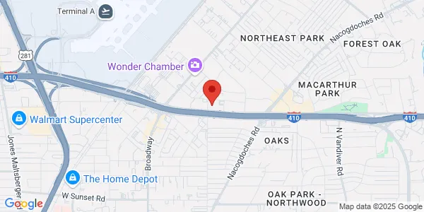 Map of 1007 NE Loop 410 San Antonio, TX 78209