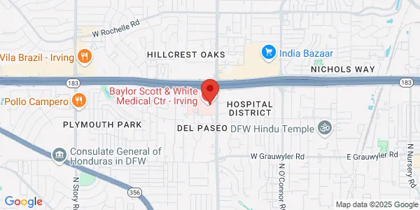 Map of 2001 North MacArthur Blvd Ste 120 Irving, TX 75061