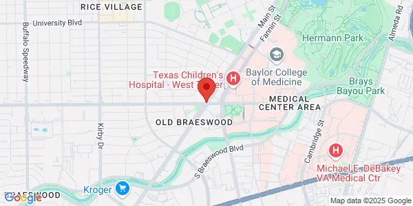Map of 7515 S Main St Ste 740 Houston, TX 77030