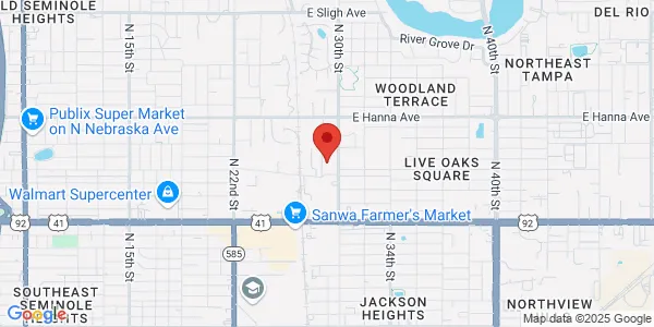 Map of 5802 N 30th St Tampa, FL 33610