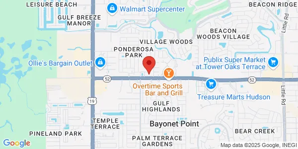 Map of 7525 Sr 52 Bayonet Point, FL 34667