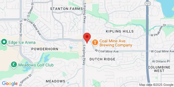 Map of 9670 W Coal Mine Ave Ste 200 Littleton, CO 80123