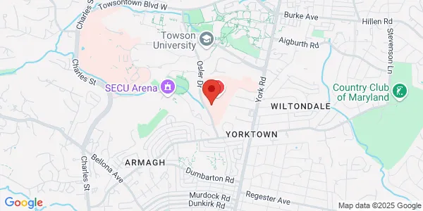 Map of 7501 Osler Dr Ste 205 Towson, MD 21204