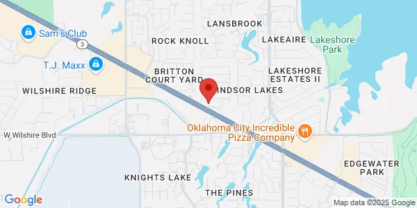 Map of 6401 Nw Expy Ste 130 Oklahoma City, OK 73132