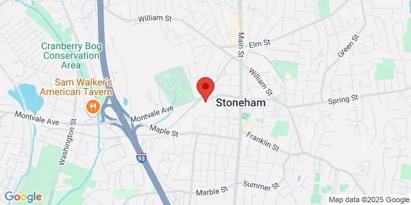 Map of 48 Montvale Ave Stoneham, MA 02180