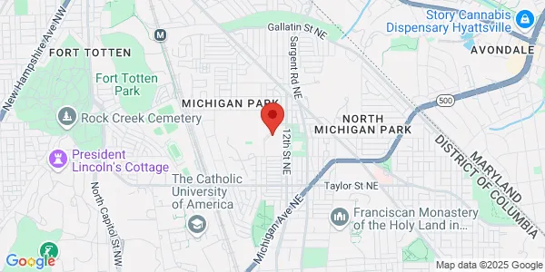 Map of 1160 Varnum St NE Ste 307 Washington, DC 20017