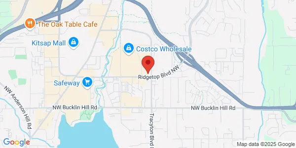 Map of 9621 Ridgetop Blvd NW Silverdale, WA 98383