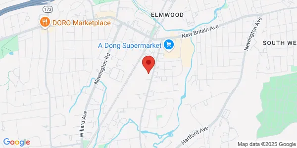 Map of 141 S St West Hartford, CT 06110