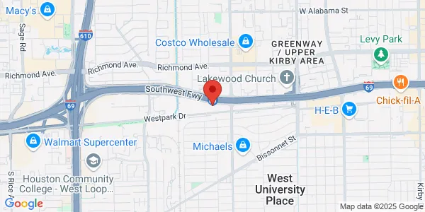 Map of 4141 SW Fwy Ste 280 Houston, TX 77027