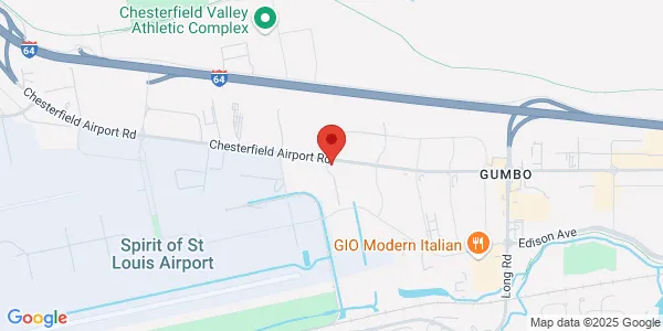 Map of 640 Cepi Dr Ste 300 Chesterfield, MO 63005