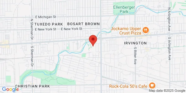 Map of 4900 Julian Ave Indianapolis, IN 46201