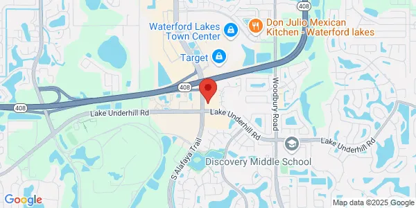 Map of 12301 Lake Underhill Dr Ste 118 Orlando, FL 32828