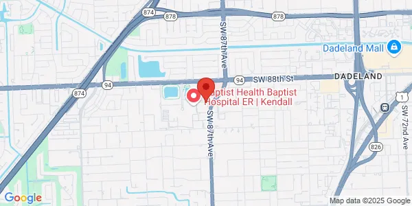 Map of 9090 SW 87th Ct Ste 200 Miami, FL 33176