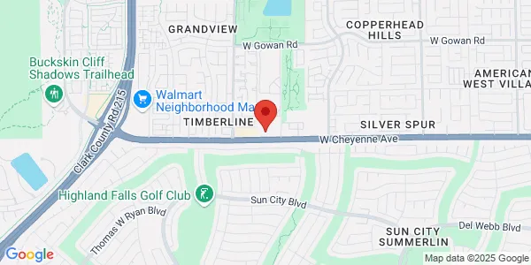 Map of 9970 West Cheyenne Ave Ste 100 Las Vegas, NV 89129