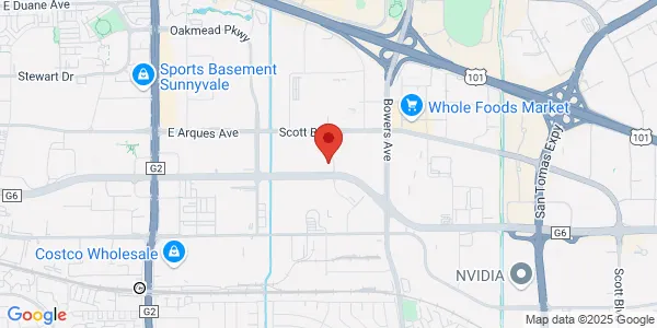 Map of 3350 Scott Blvd Bldg 2 Fremont, CA 94539