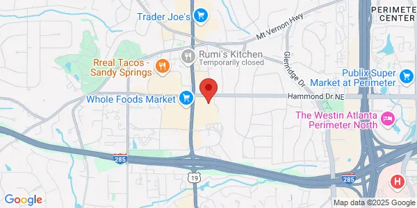 Map of 5975 Roswell Rd NE Ste A105 Atlanta, GA 30328