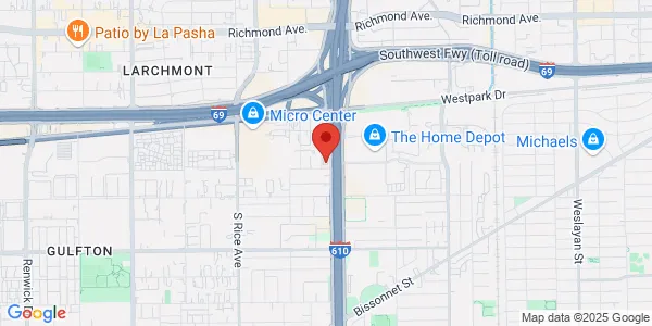 Map of 5420 West Lp S Ste 3300 Bellaire, TX 77401