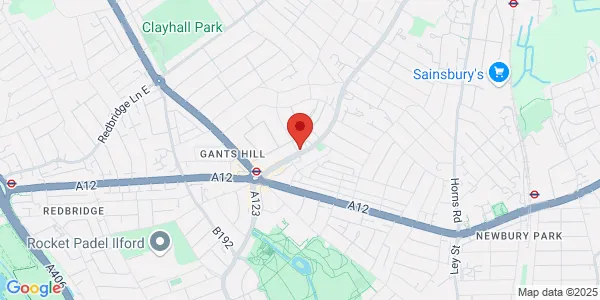 Map of 635A Cranbrook Road London IG2 6SX United Kingdom
