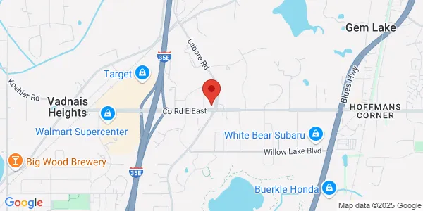 Map of 1159 E County Rd E Vadnais Heights, MN 55110
