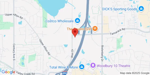 Map of 7115 Tamarack Rd Ste 150 Woodbury, MN 55125