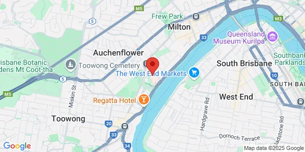 Map of 451 Coronation Dr Auchenflower Queensland 4066 Australia