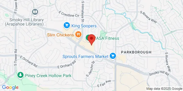 Map of 20269 E Smokey Hill Rd Unit C Centennial, CO 80015