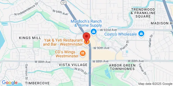 Map of 9035 Wadsworth Pkwy Ste 2800 Westminster, CO 80021