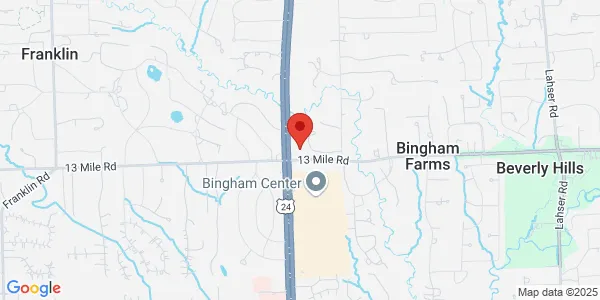 Map of 31000 Telegraph Rd Ste 240 Bingham Farms, MI 48025