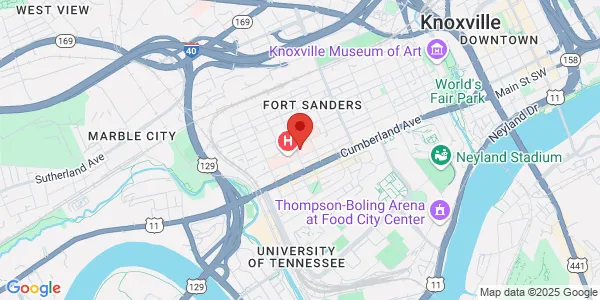 Map of 1915 White Ave Knoxville, TN 37916