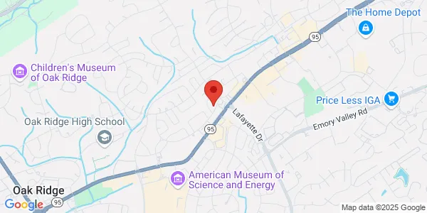 Map of 102 Vermont Ave Oak Ridge, TN 37830